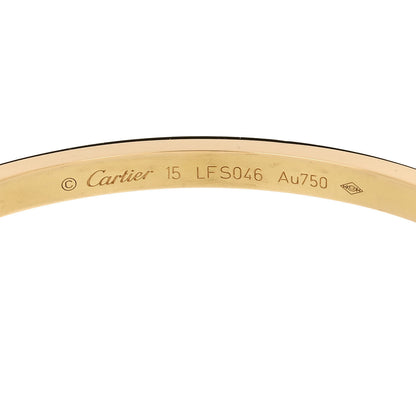 Cartier 18K Yellow Gold Small LOVE Bracelet 15 5 of 7
