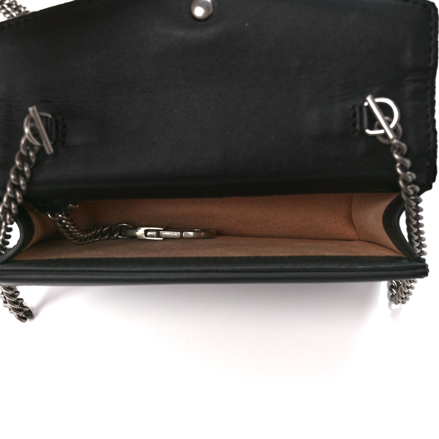 Gucci Velvet Super Mini Dionysus Shoulder Bag Black 5 of 10