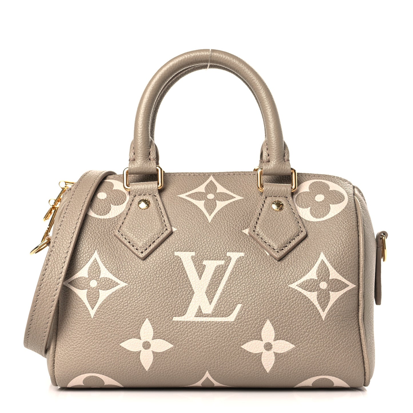 Empreinte Monogram Giant Speedy Bandouliere 20 Creme Beige