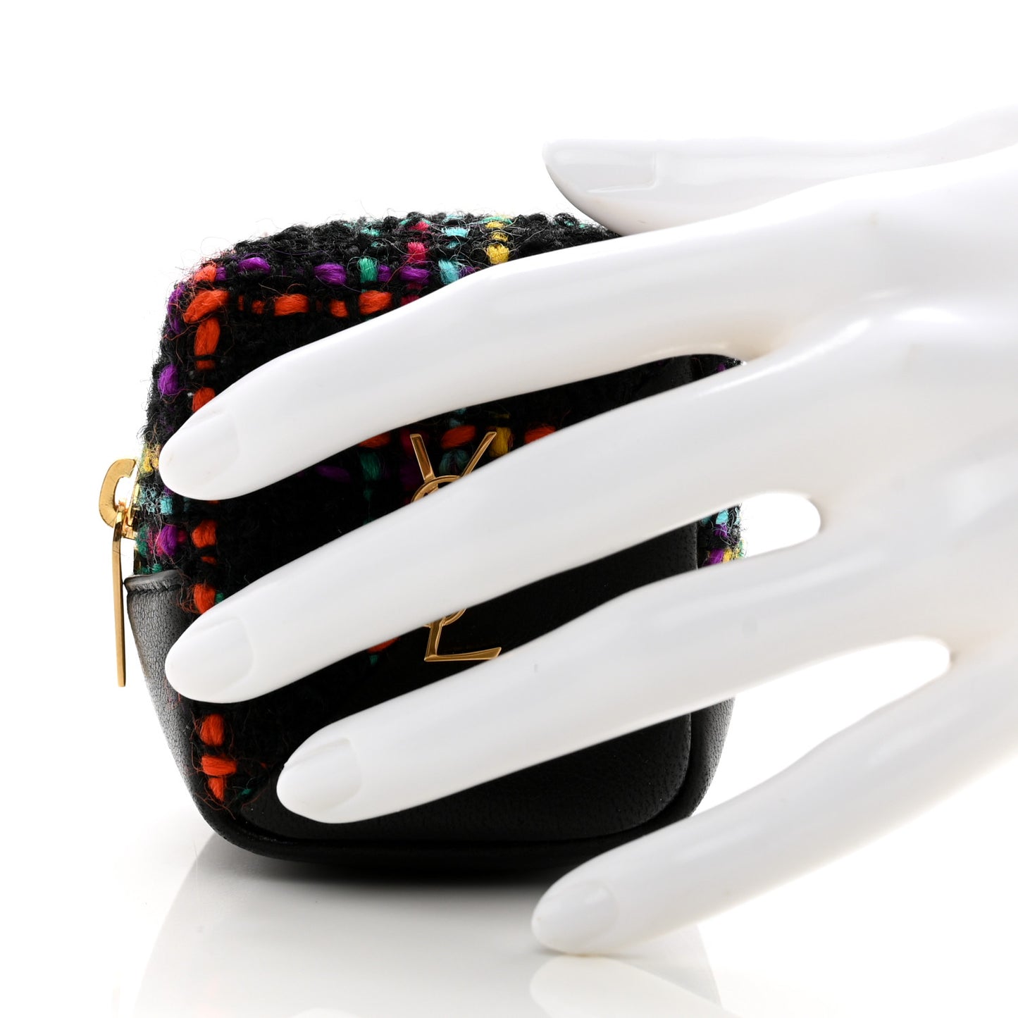 Boucle Jaime Cube Charm Keychain Black Multicolor
