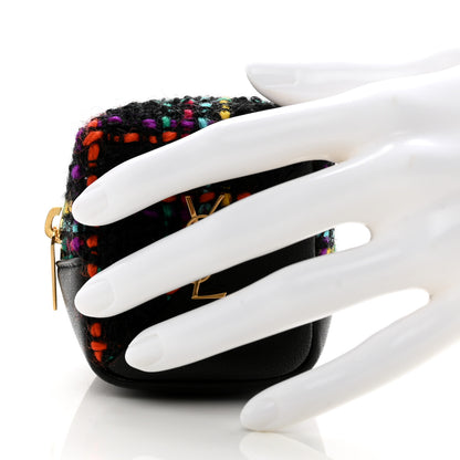 Saint Laurent Boucle Jaime Cube Charm Keychain Black Multicolor 2 of 7