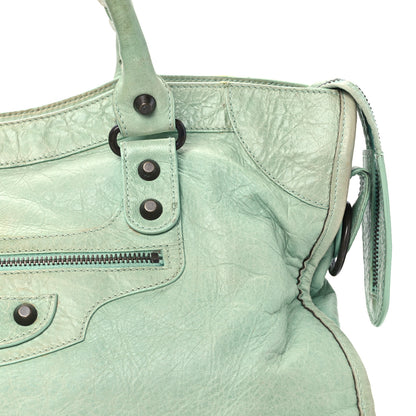 Balenciaga Agneau Classic Hardware City Vert D'eau 8 of 11