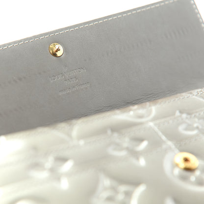 Louis Vuitton Vernis Sarah Wallet Gris Art Deco 6 of 9
