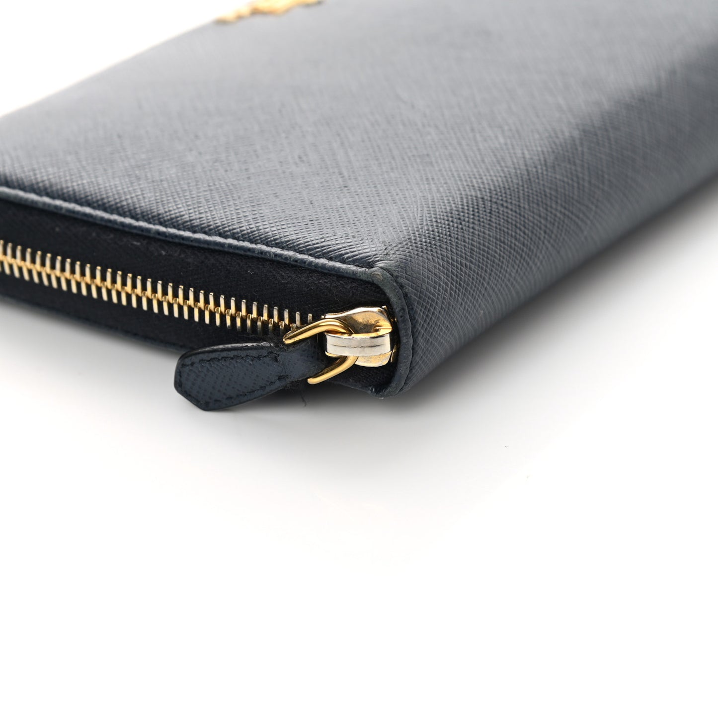 Saffiano Metal Large Zip Around Travel Wallet Baltico