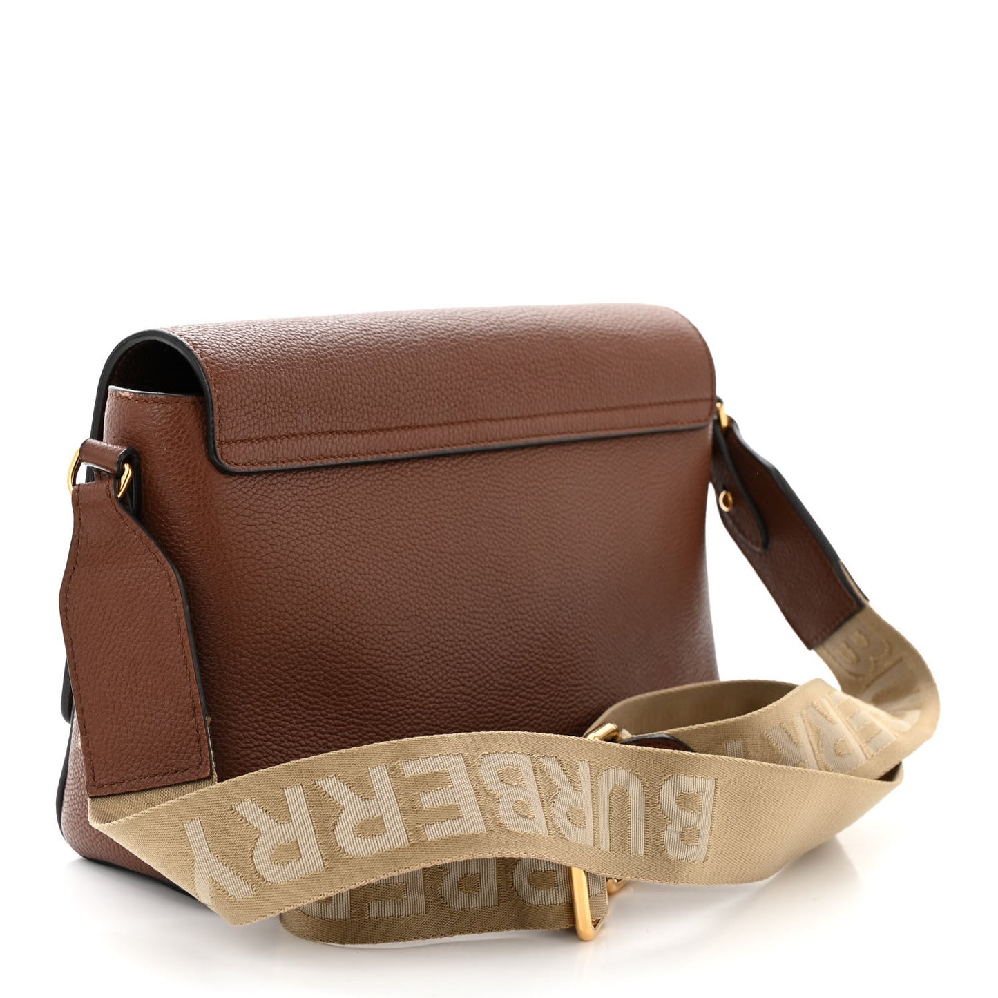 Calfskin Vintage Check Note Crossbody Bag Tan
