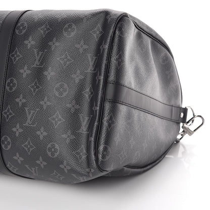 Louis Vuitton Monogram Eclipse Keepall Bandouliere 45 9 of 9