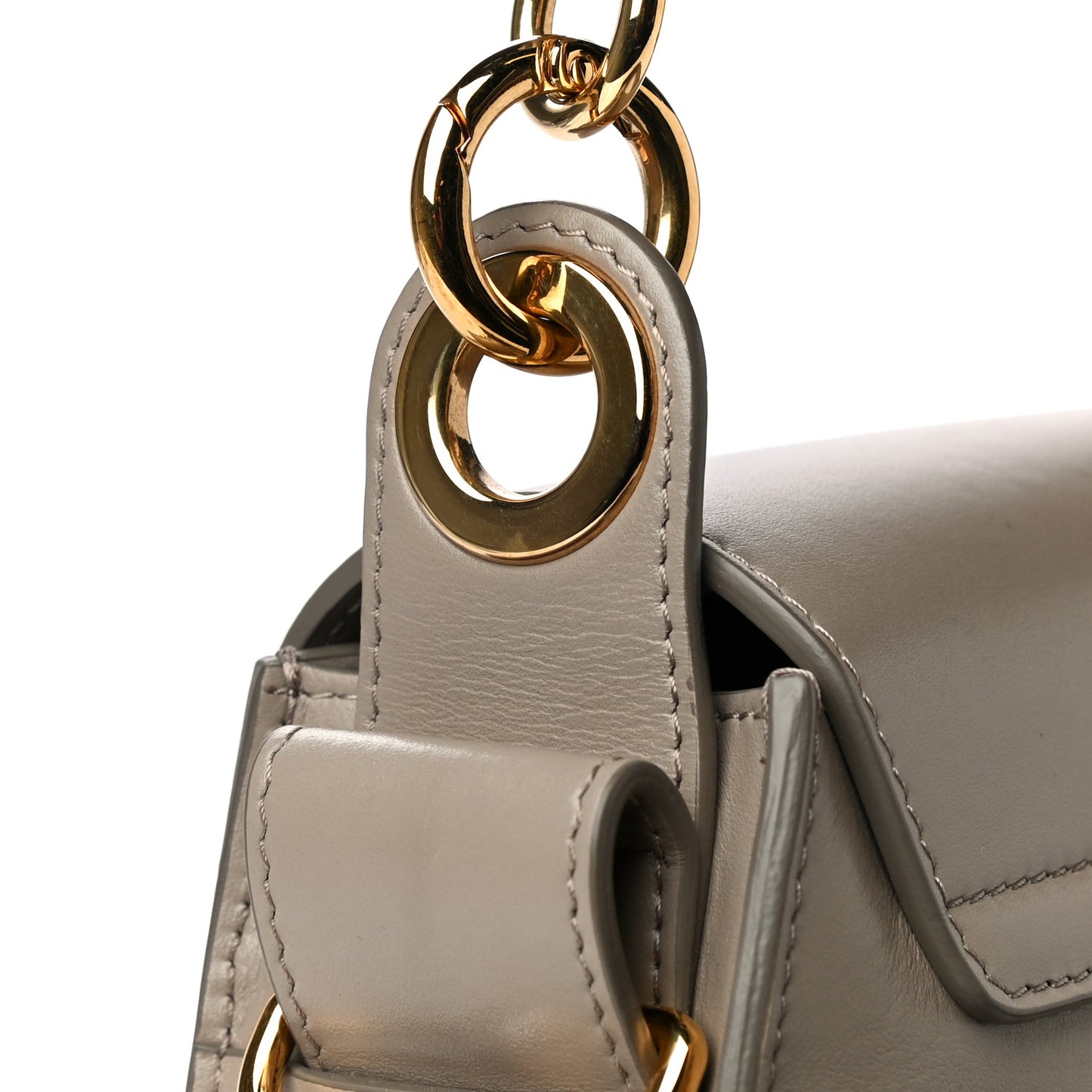 Calfskin Small Tess Bag Motty Grey