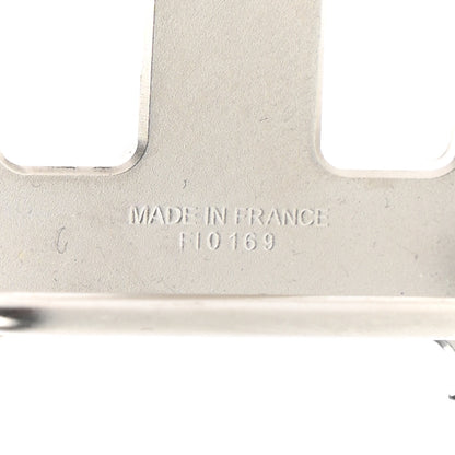 Hermes Polished Palladium 24mm Mini H Belt Buckle Silver 3 of 3