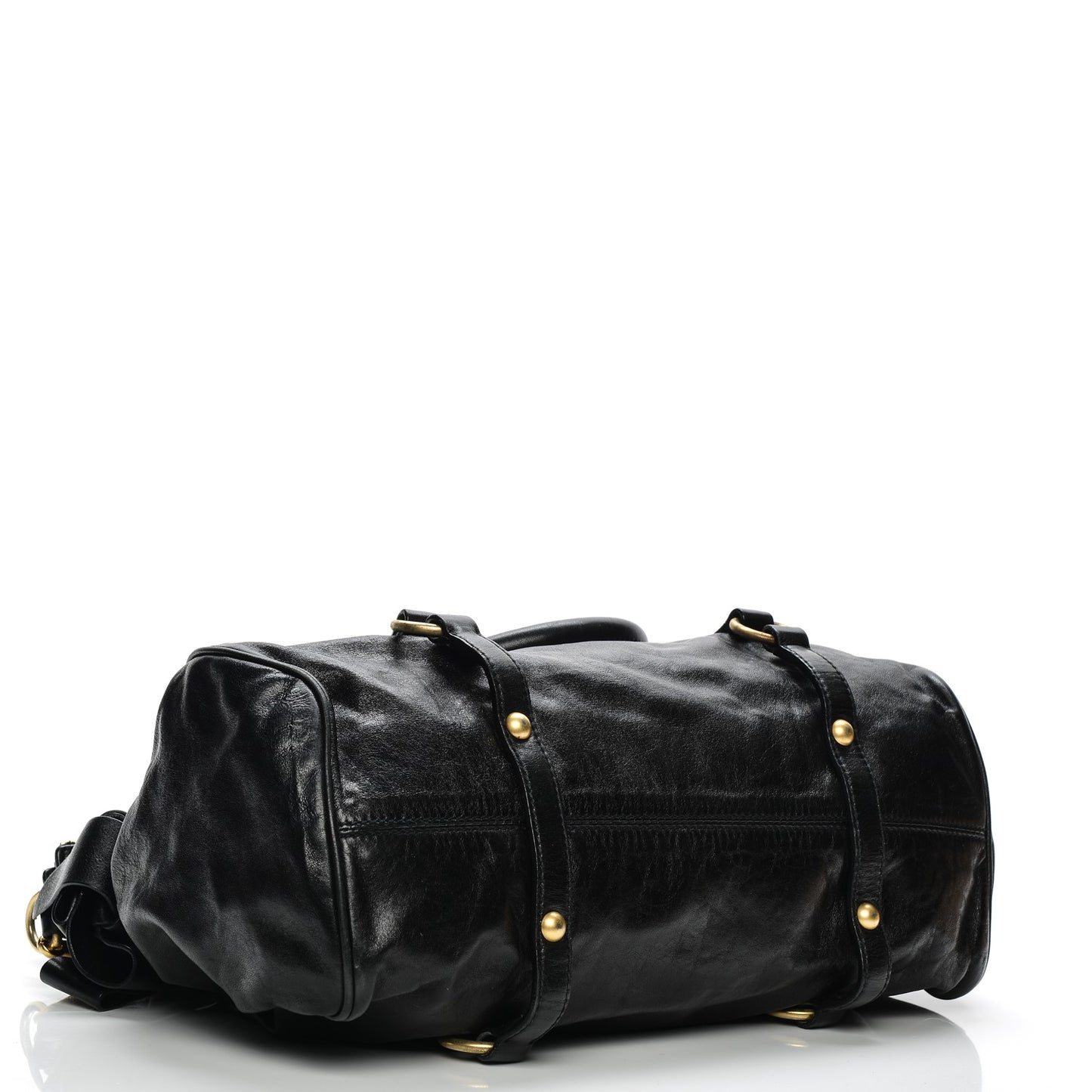 Vitello Lux Medium Bow Bag Nero Black