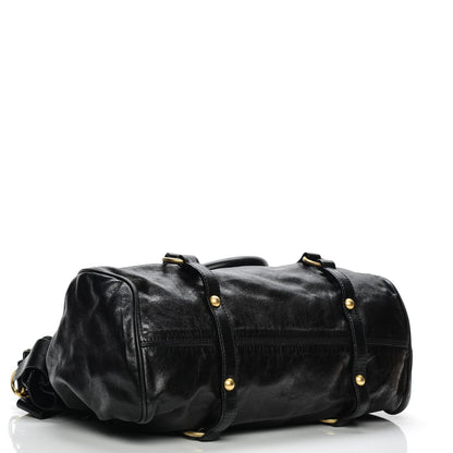 Miu Miu Vitello Lux Medium Bow Bag Nero Black 5 of 11