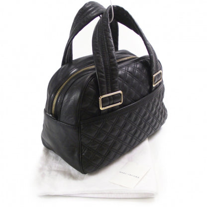 Marc Jacobs Leather Quilted Ursula Bowler Black 3 of 12