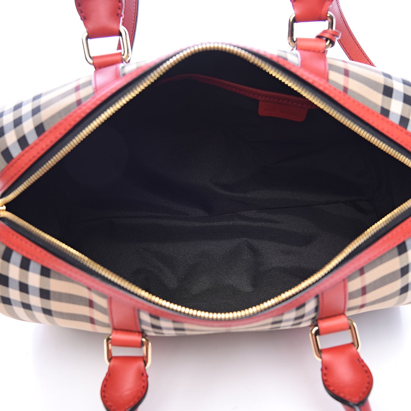 Horseferry Check Medium Alchester Bowling Bag Red