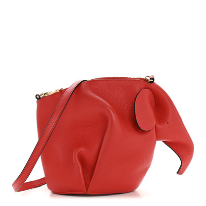 Loewe Calfskin Mini Elephant Crossbody Bag Scarlet Red 1 of 13