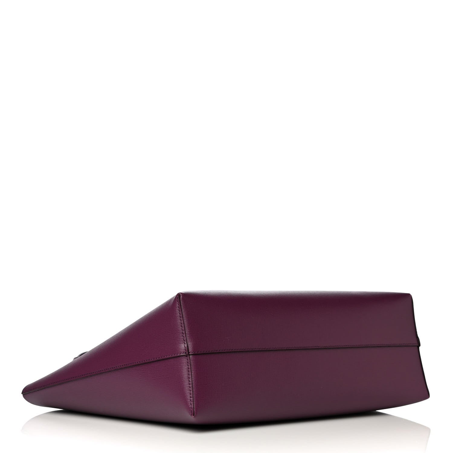 Tom Ford Grained Calfskin Small T Tote Bordeaux 4 of 12