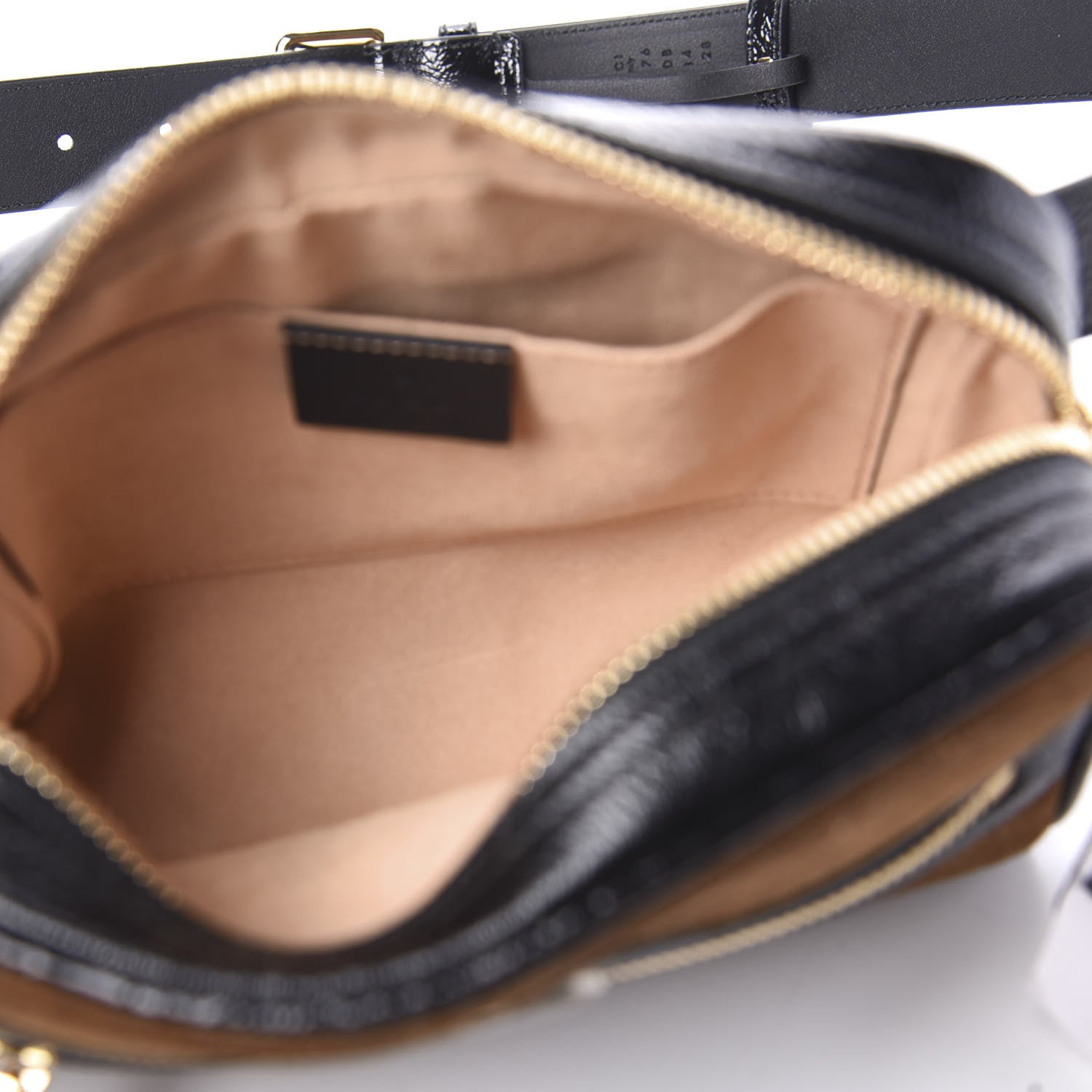 Gucci Suede Small Ophidia Belt Bag 85 34 Brown 4 of 8