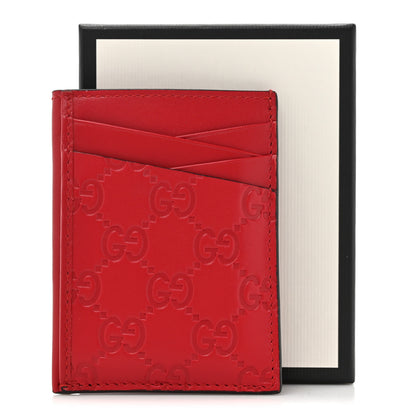Gucci Microguccissima Card Holder Red 12 of 12