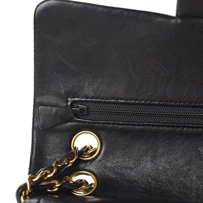 Chanel Lambskin Quilted Small Double Flap Black 17 of 23