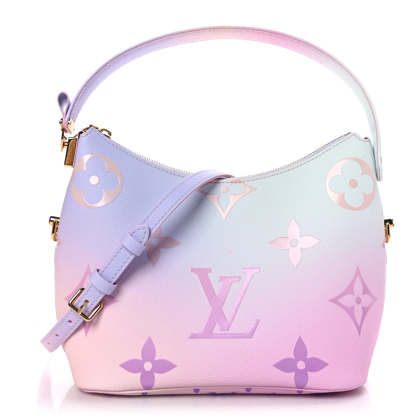Monogram Giant Spring In The City Marshmallow Hobo PM Sunrise Pastel