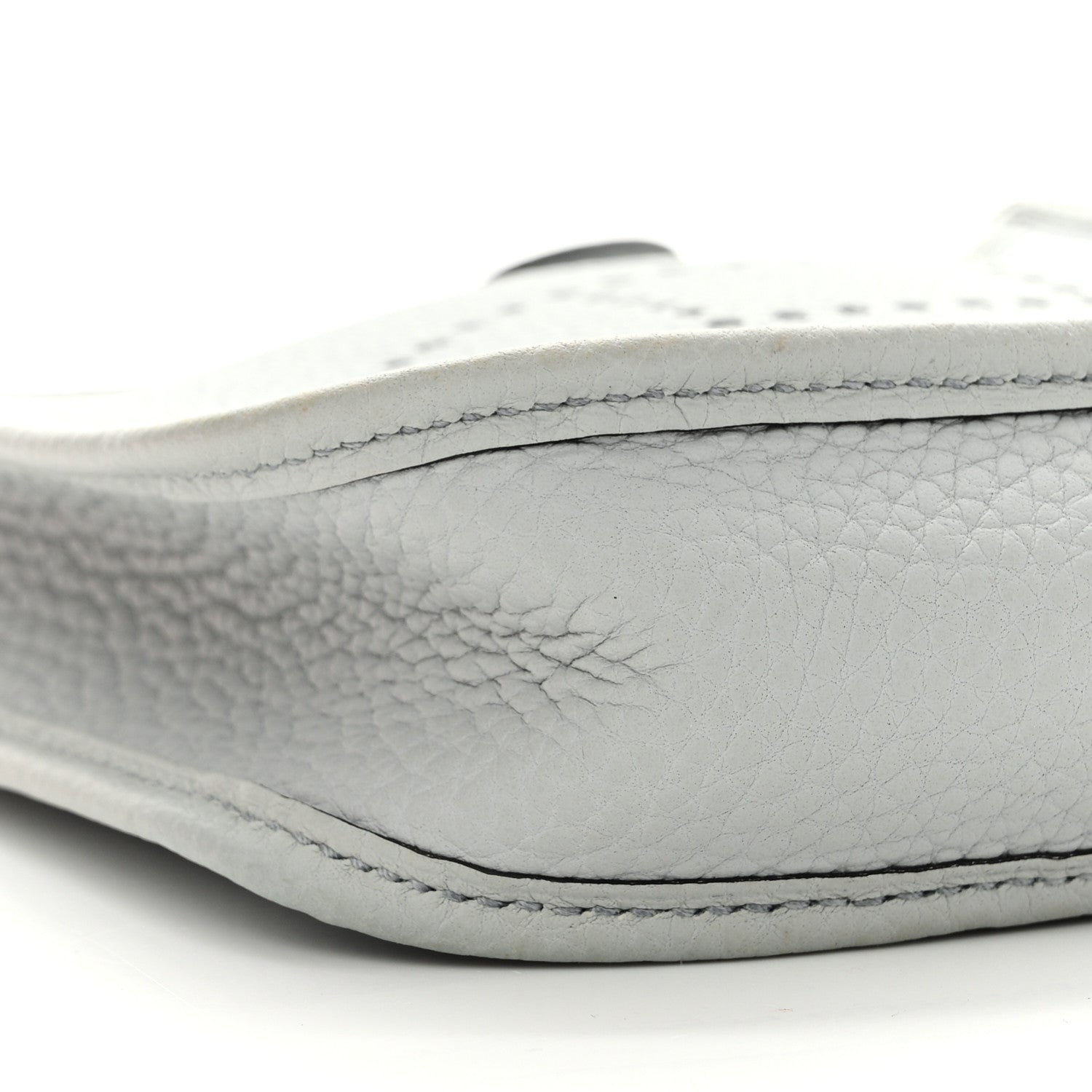 Hermes Taurillon Clemence Amazone Evelyne TPM Bleu Pale Nata 9 of 11