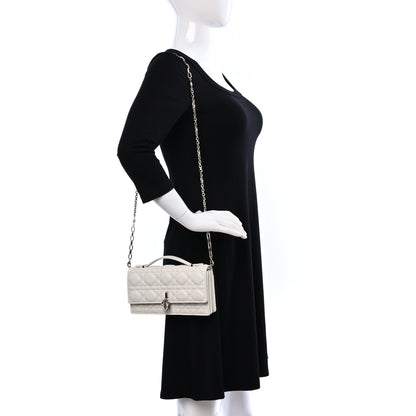 Christian Dior Lambskin Cannage Mini My Dior Bag Latte 2 of 11