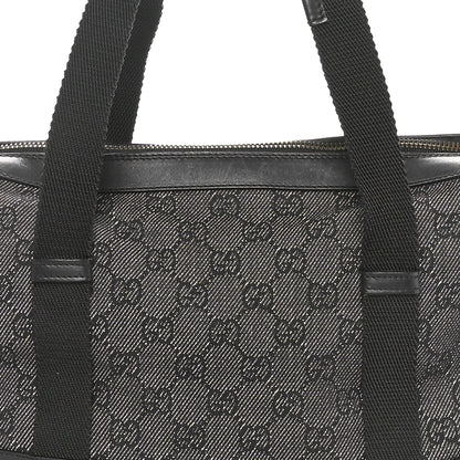 Gucci Monogram Carry On Duffle Bag Black 8 of 10