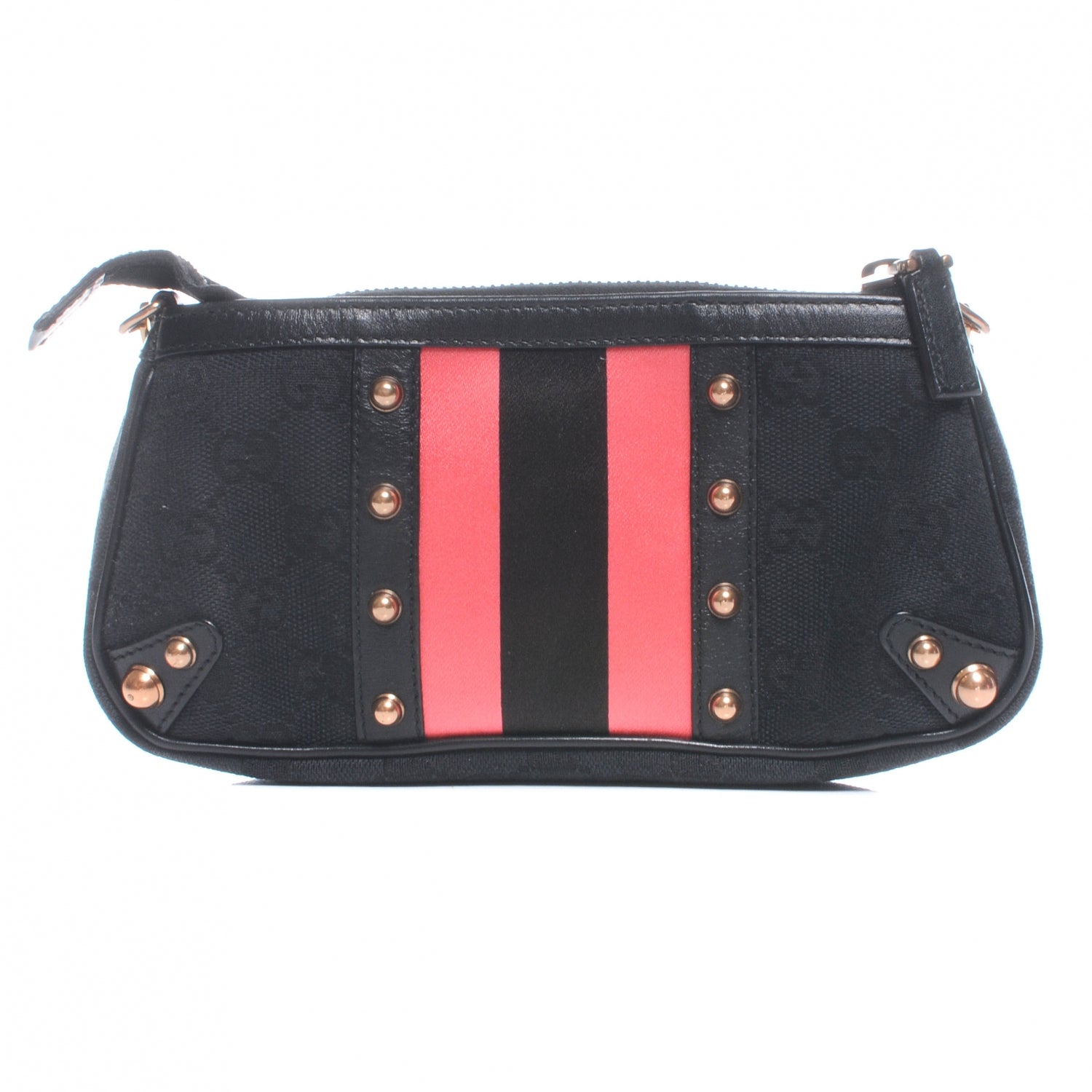 Gucci Monogram Web Clutch Black 1 of 8