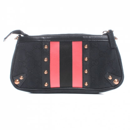 Gucci Monogram Web Clutch Black 1 of 8