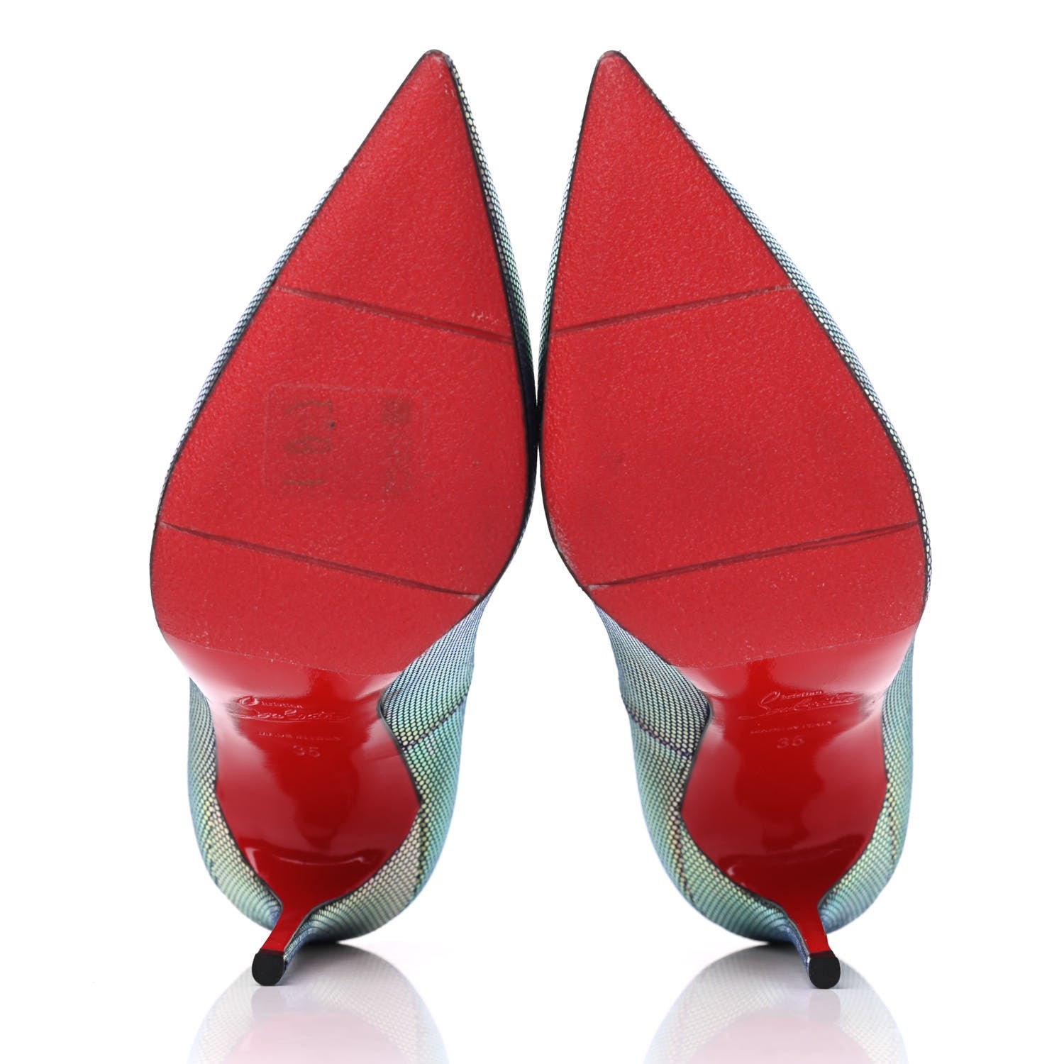 Christian Louboutin Tissu Scarabe So Kate 120 Pumps 35 Digitale 5 of 15