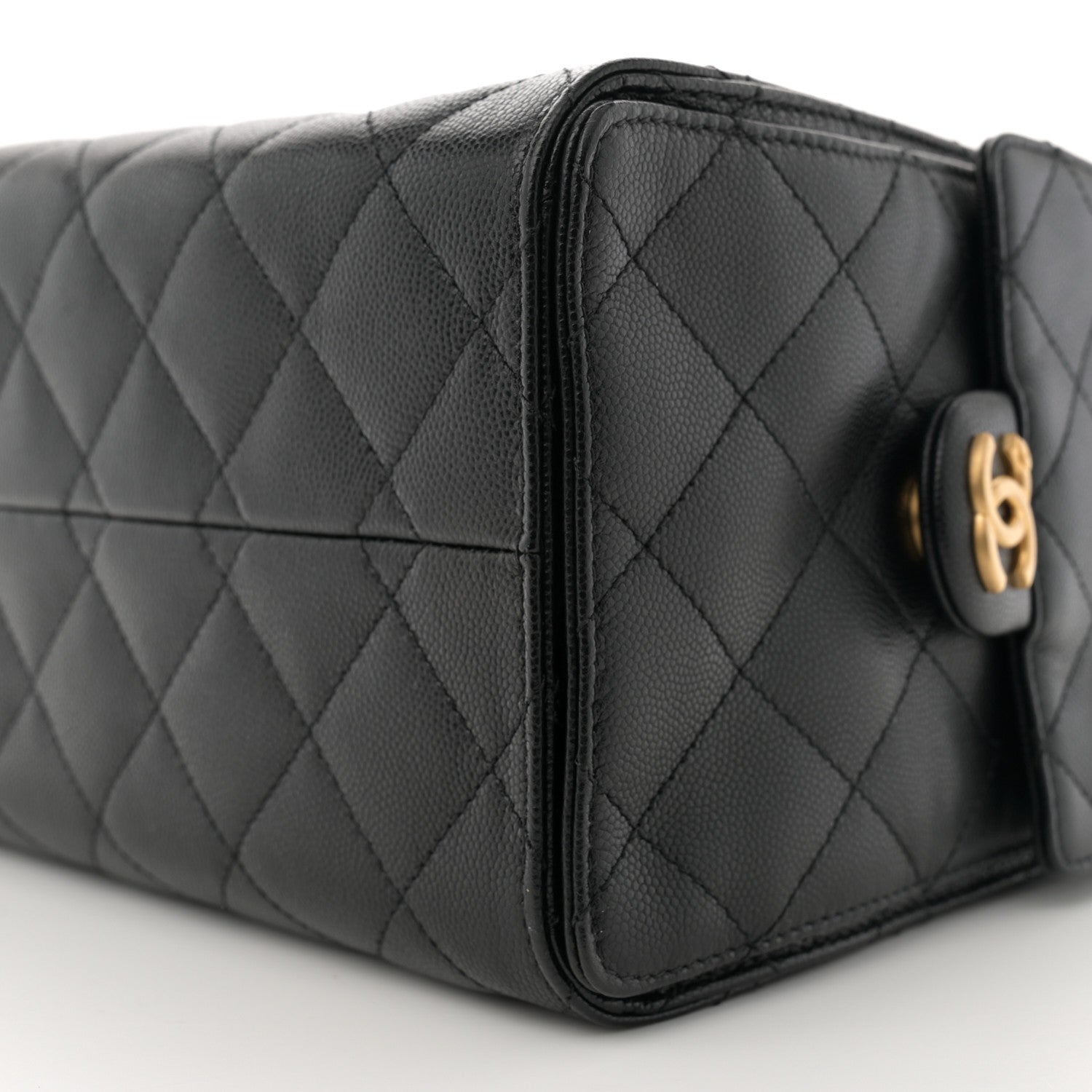 Chanel Caviar Quilted Small Chanel 25 Handbag Black 10 of 12
