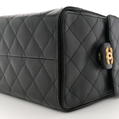 Chanel Caviar Quilted Small Chanel 25 Handbag Black 10 of 12