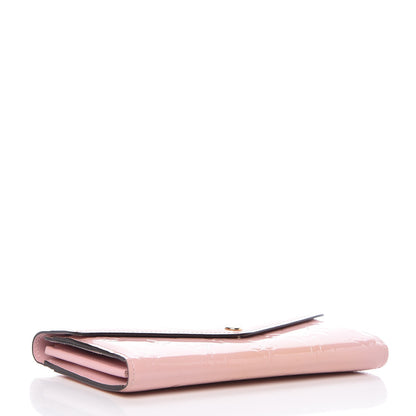 Louis Vuitton Vernis Sarah Wallet NM Rose Ballerine 4 of 8