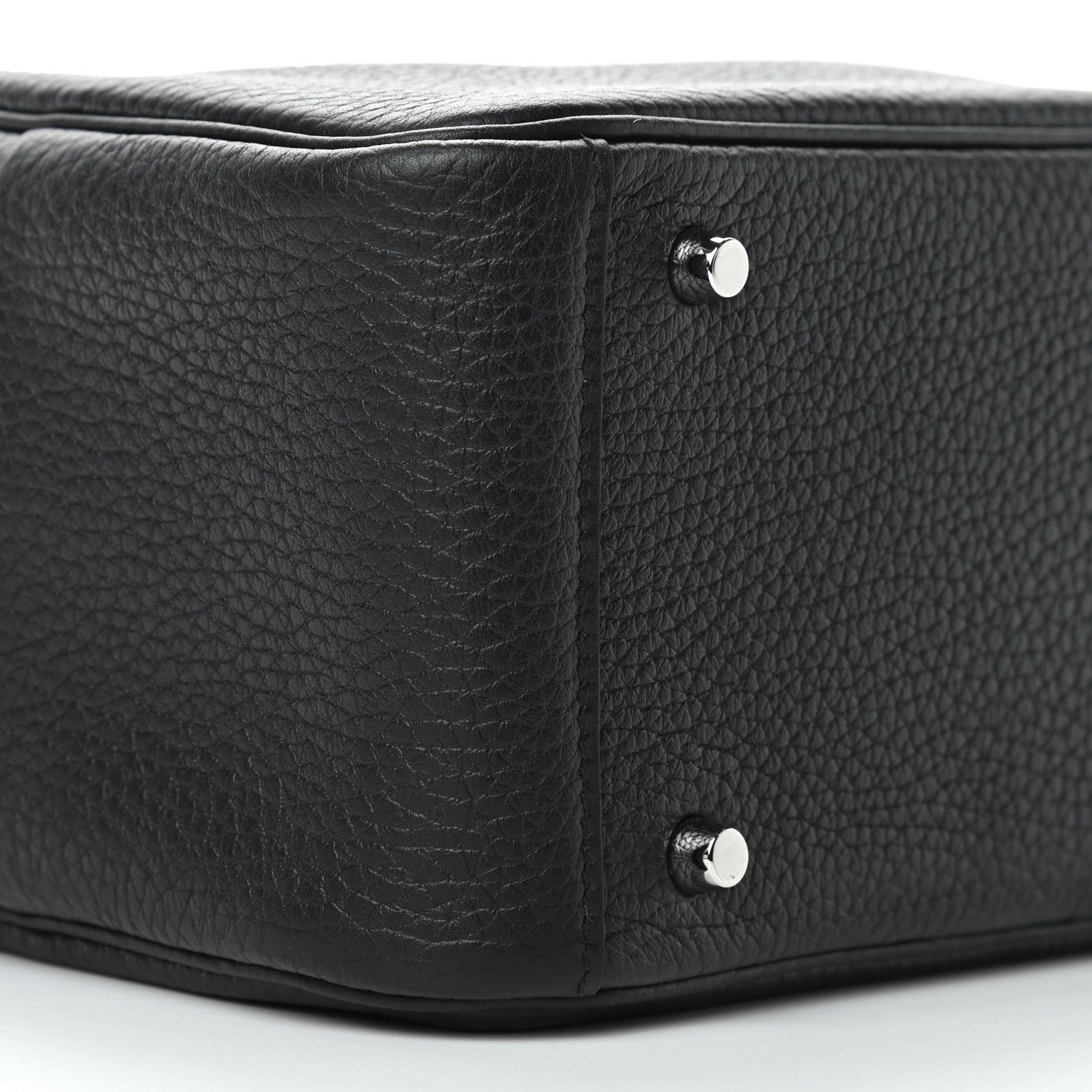 Hermes Taurillon Clemence Mini Lindy 20 Black 8 of 9