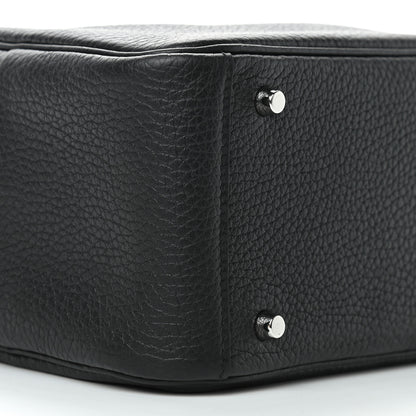 Hermes Taurillon Clemence Mini Lindy 20 Black 8 of 9