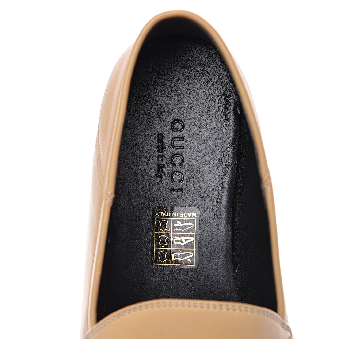 Lambskin Womens Brixton Horsebit Loafers 37.5 Wheat