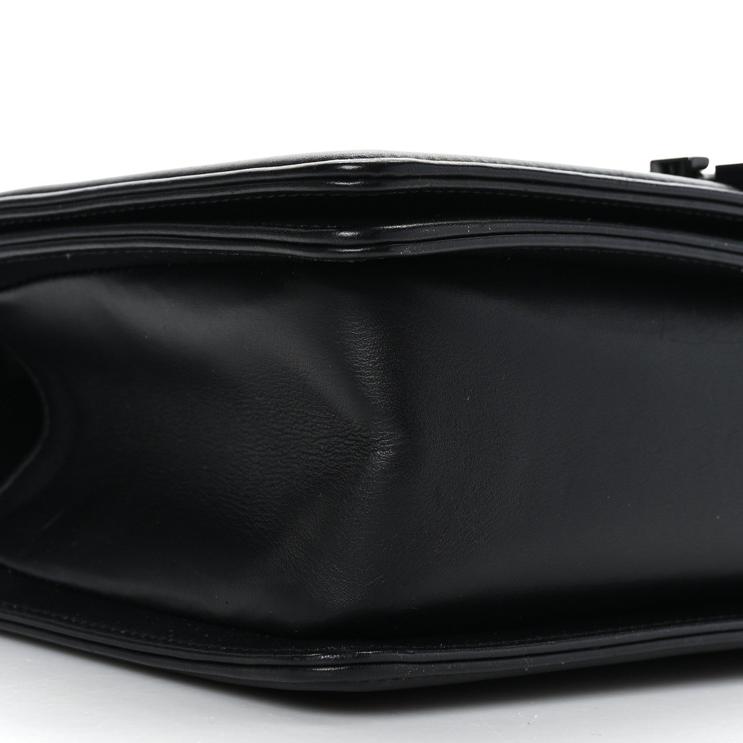 Chanel Calfskin Quilted Medium Boy Flap So Black 8 of 9