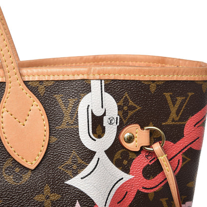 Louis Vuitton Monogram Bay Neverfull MM Rose Ballerine Poppy 15 of 16