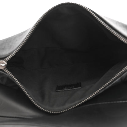 Christian Dior Smooth Calfskin Canvas CD Diamond Mens Saddle Bag Black 5 of 16