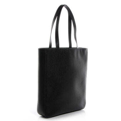 Saint Laurent Grain de Poudre Textured Leather North/South Medium Museum Tote Brown 2 of 7