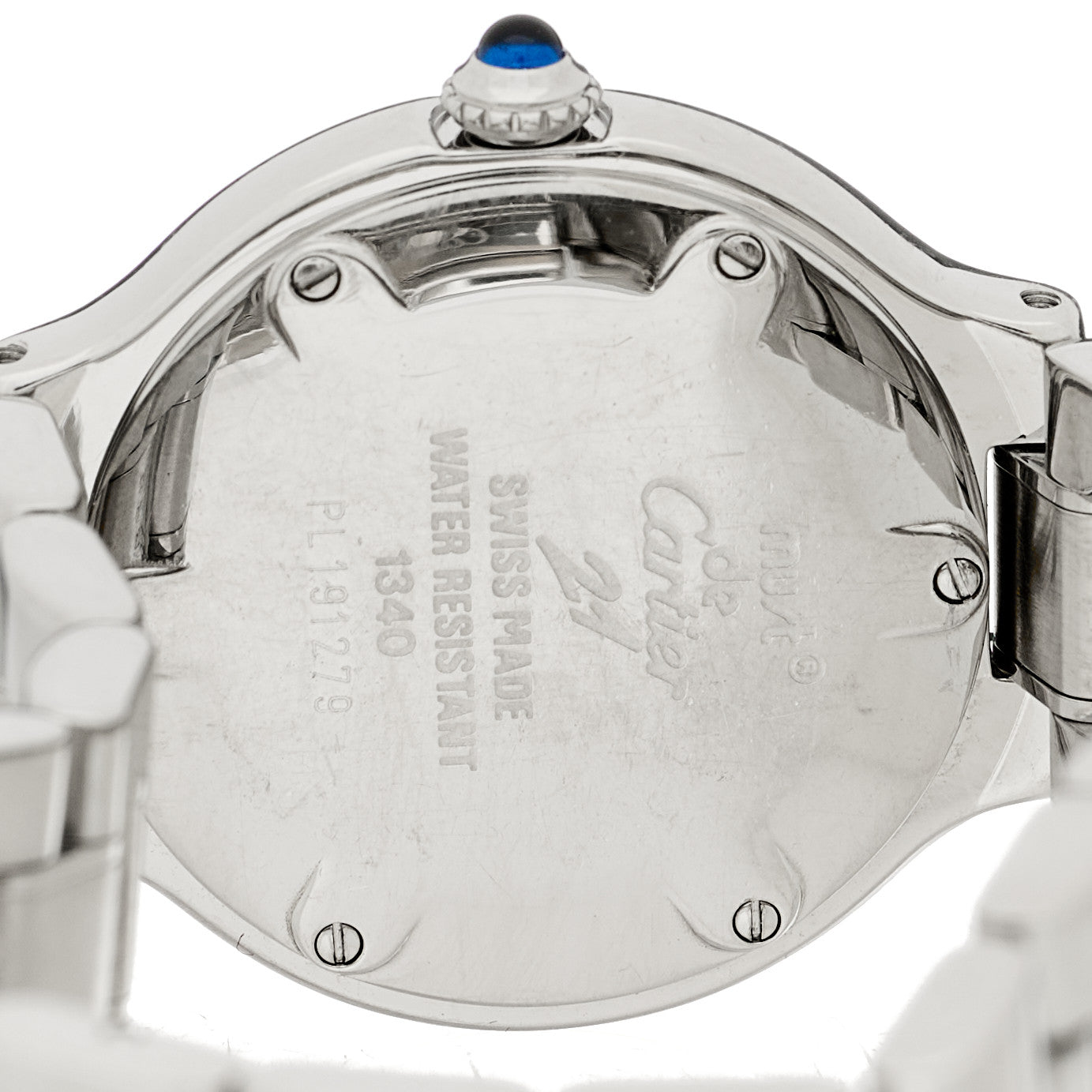 Cartier Stainless Steel 28mm Must De 21 Quartz Watch 4 of 4