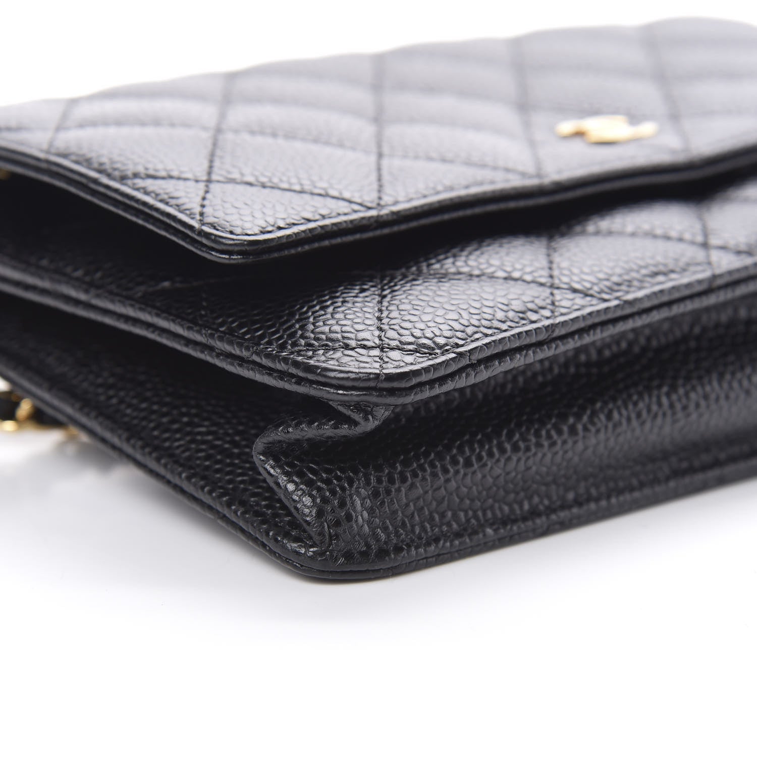 Chanel Caviar Quilted Wallet On Chain WOC Black 10 of 12
