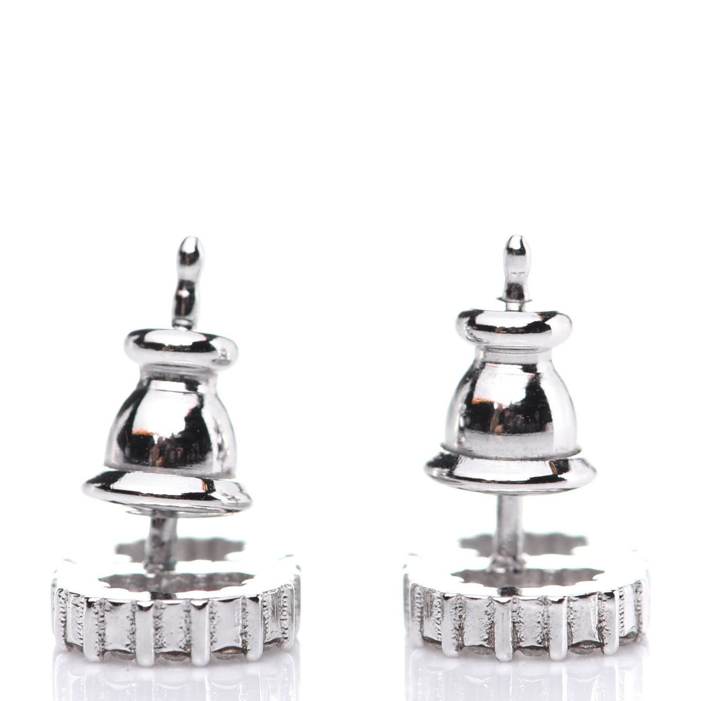 Crystal Clair D Lune Earrings Silver
