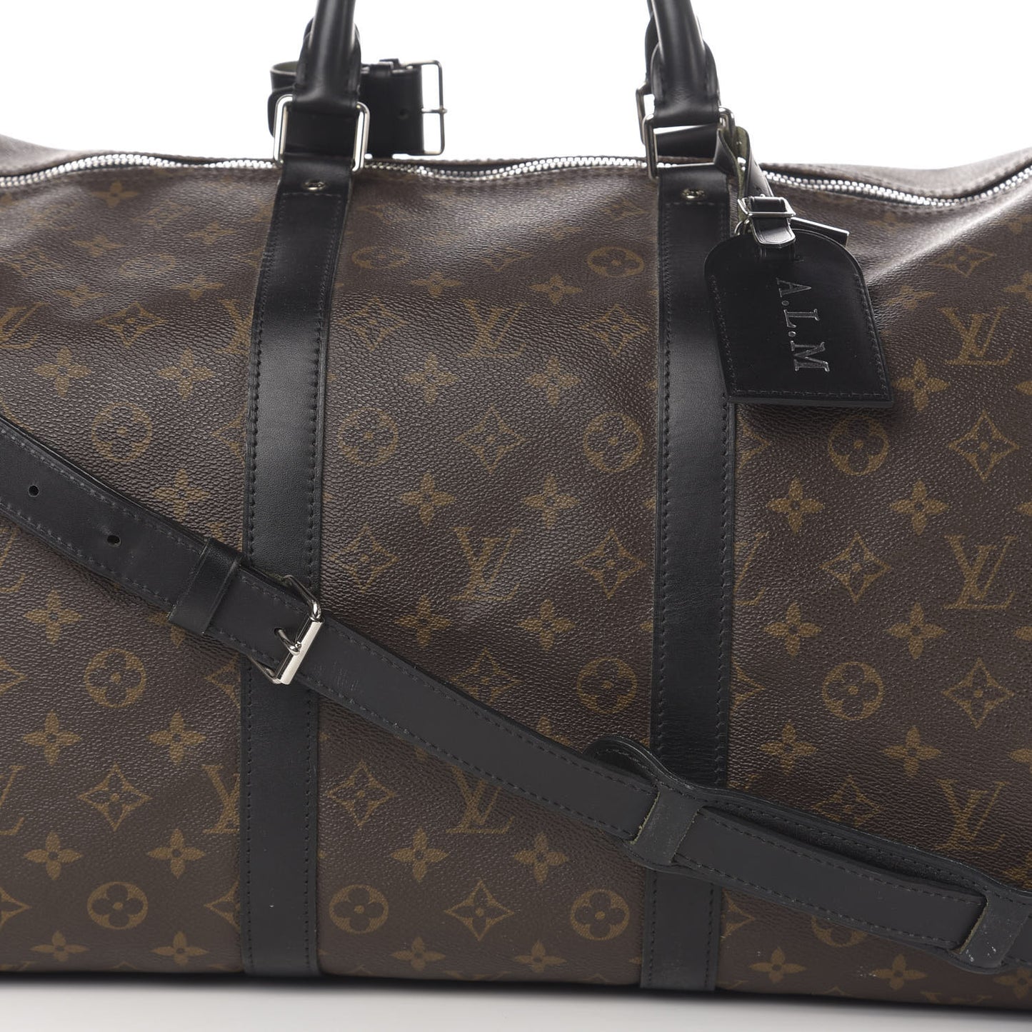 Monogram Macassar Keepall Bandouliere 55