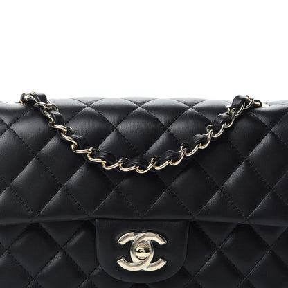 Chanel Lambskin Quilted Mini Rectangular Flap Black 10 of 11