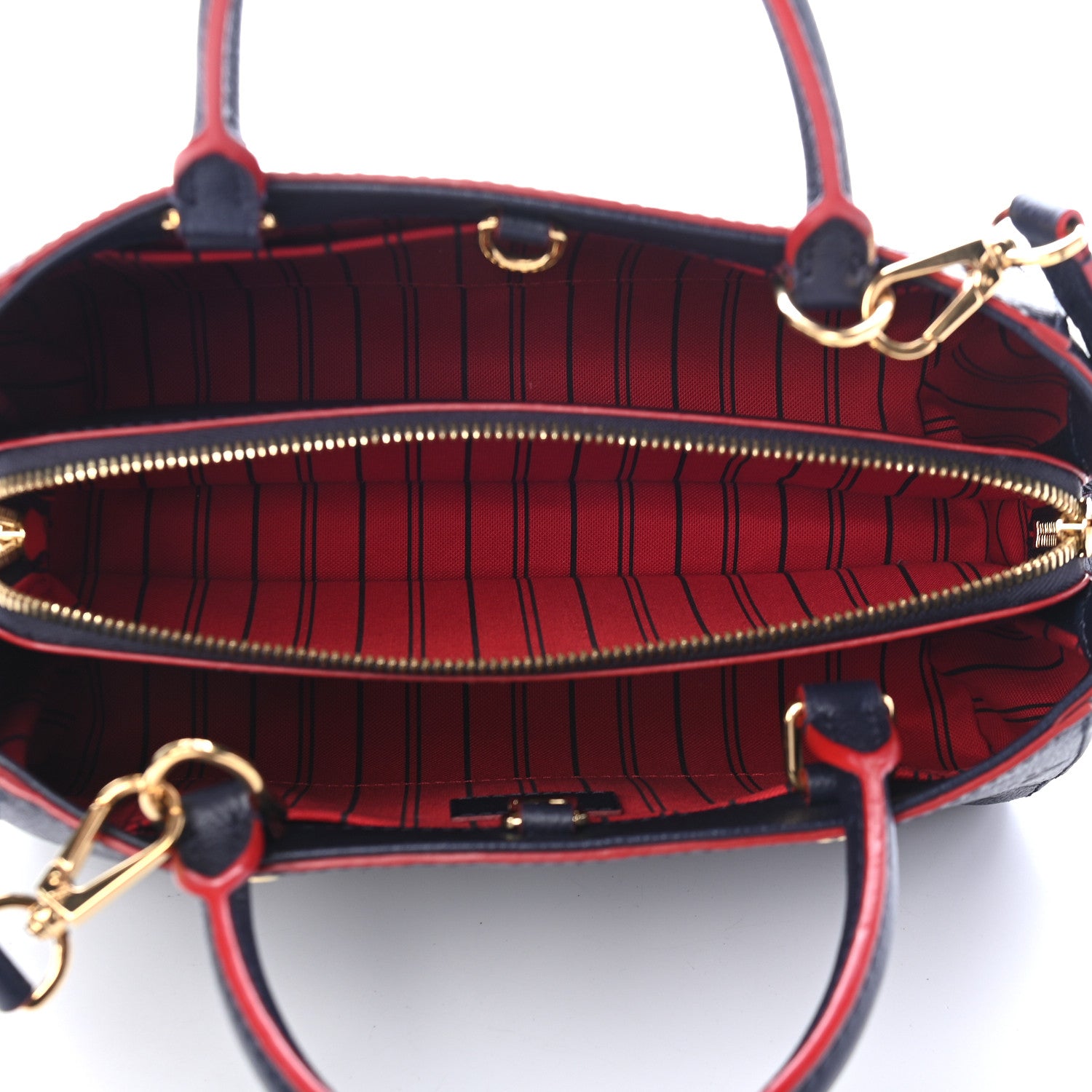 Louis Vuitton Empreinte Montaigne BB Marine Rouge 5 of 11