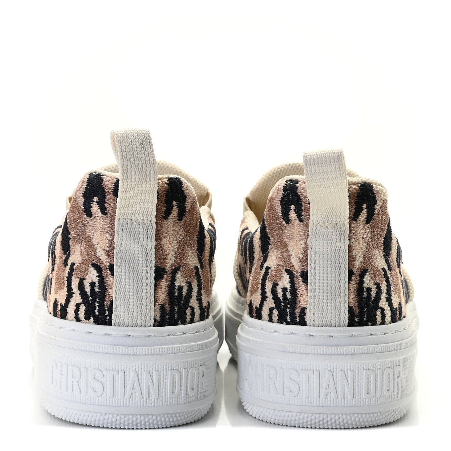 Canvas Tie and Dior Embroidered Womens Solar Slip On Sneakers 36 Multicolor