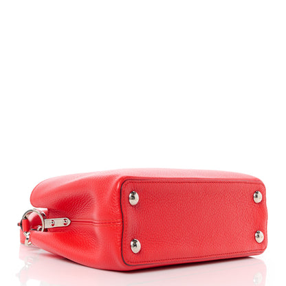 Louis Vuitton Taurillon Capucines BB Rubis 4 of 9