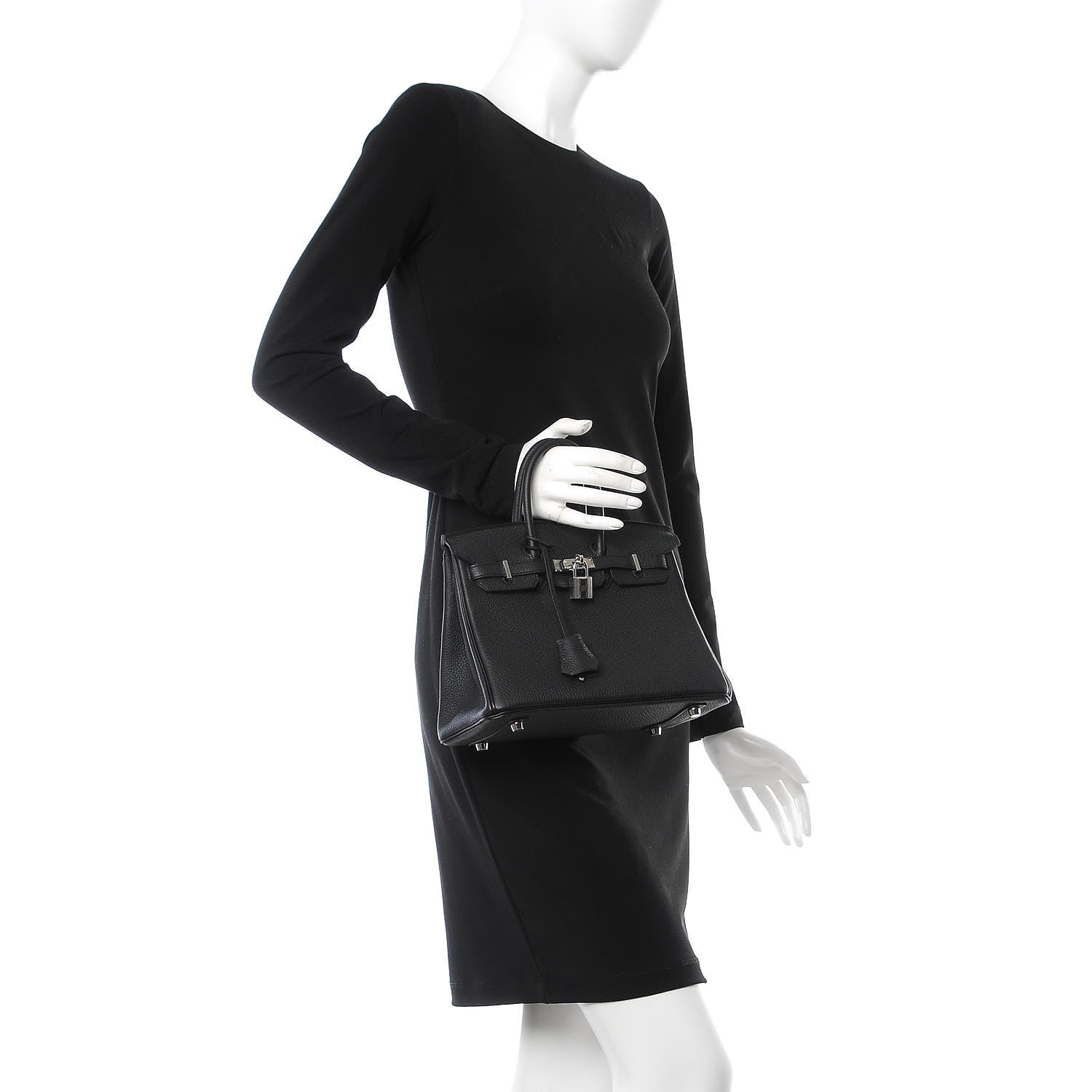 Hermes Togo Birkin 25 Black 2 of 8