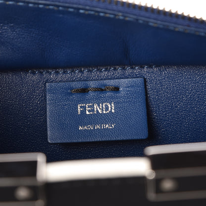 Fendi Vitello Dolce Shiny Nappa Petite 3Jours Tote Black Iris 10 of 10
