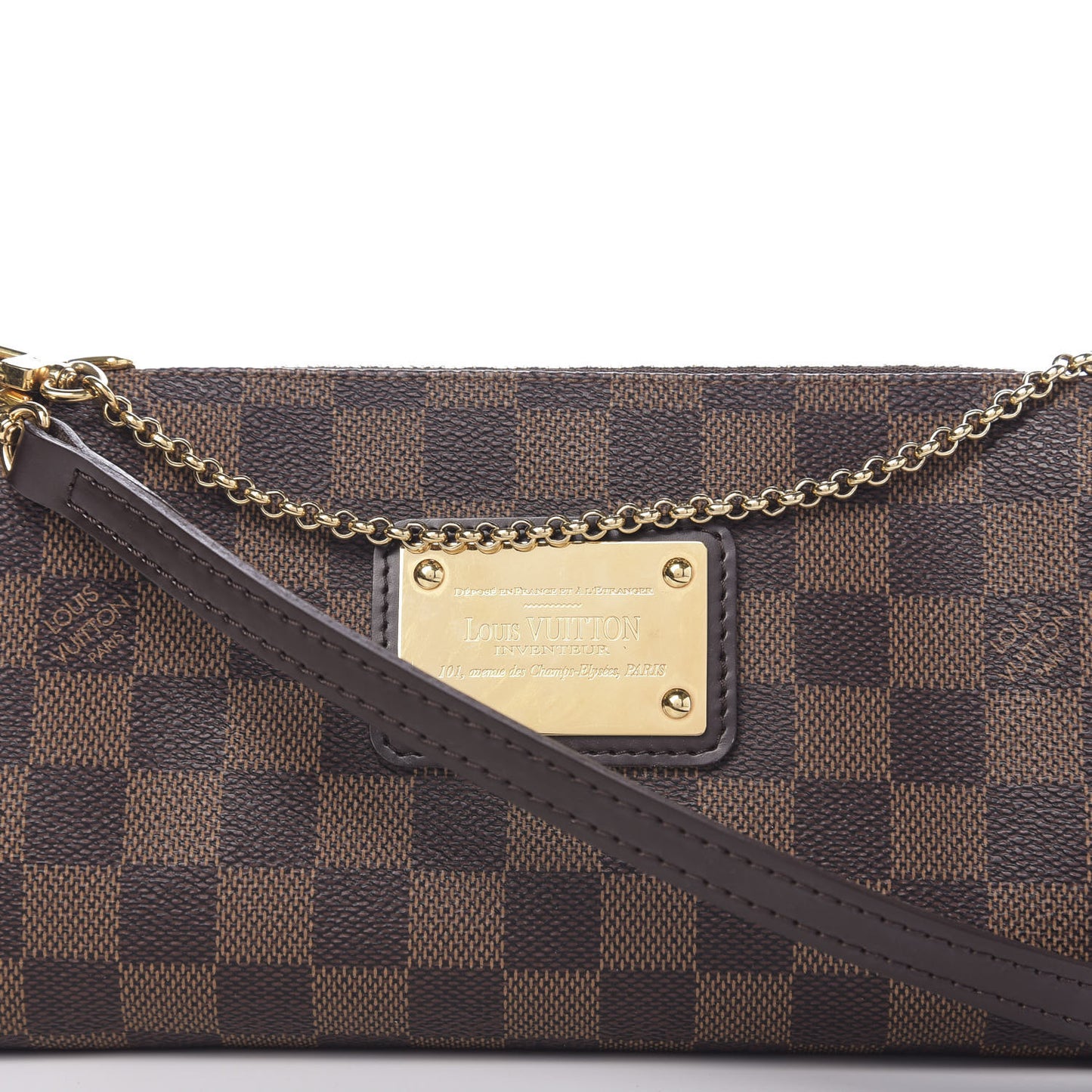 Damier Ebene Eva Clutch