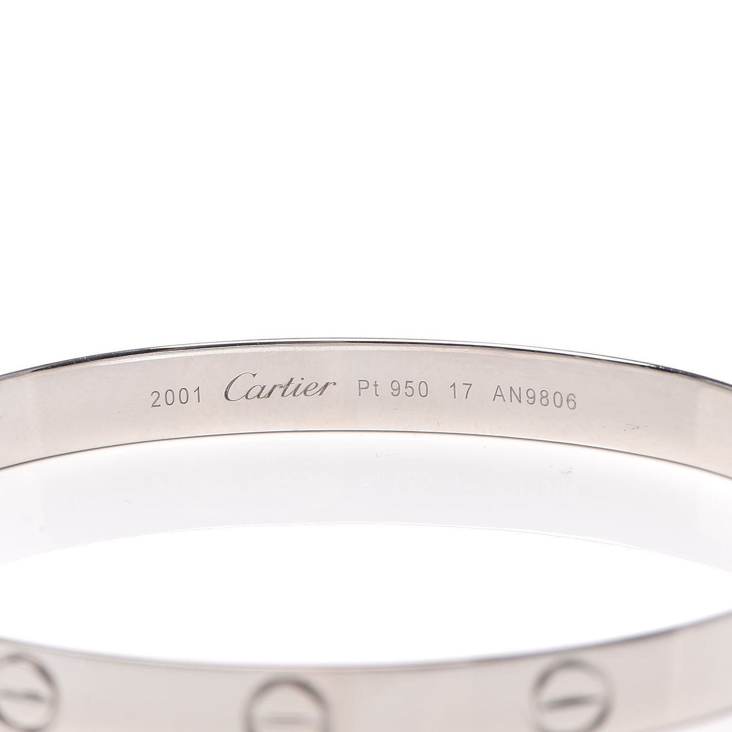 Platinum LOVE Bracelet 17